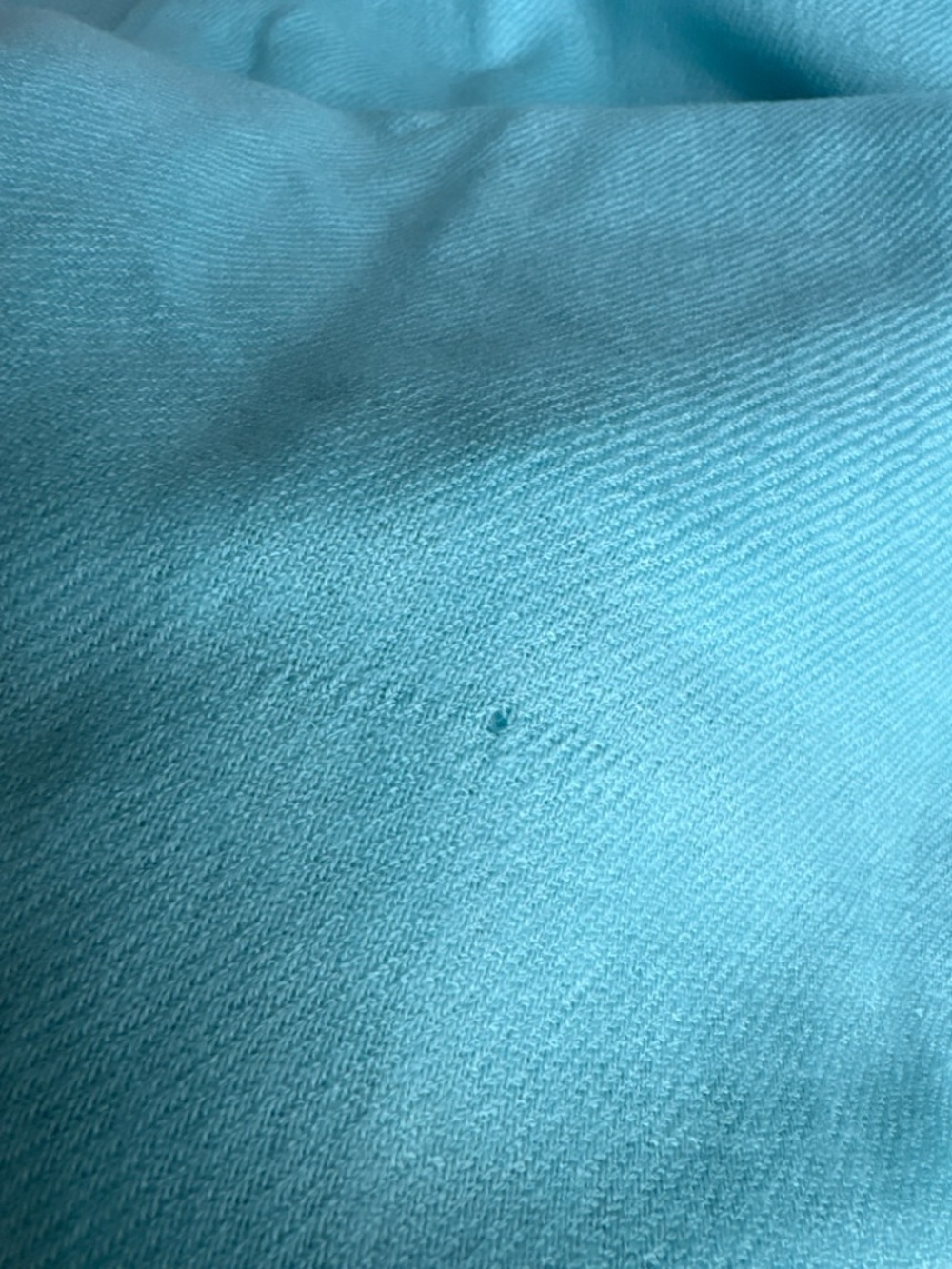 Nordstrom 100% Cashmere Scarf – Aqua/Turquoise – Oversized Wrap - Picture 4 of 4